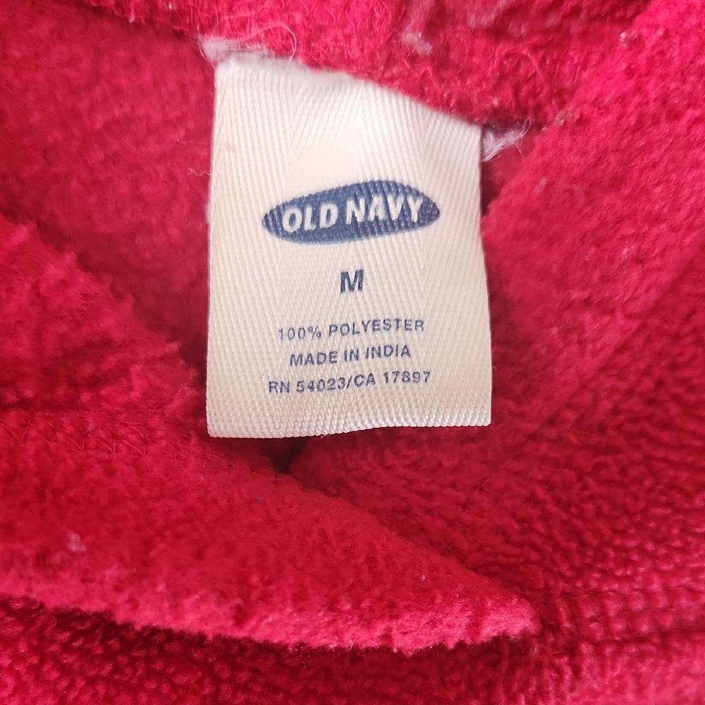 Old Navy Red Hoodie Stylish and Comfortable Medium - Picture 3 of 17